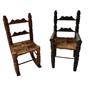 Old Miniture Chairs  